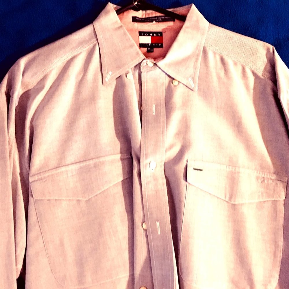 Tommy Hilfiger Dress Blue Long Sleeve Button Down